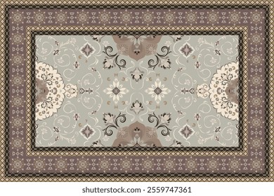 Vintage Arabic pattern.Persian colored carpet.Rich ornament for fabric design,handmade,interior decoration,textiles.Abstract design of persian carpet with geometric ornament.Moroccan style background.