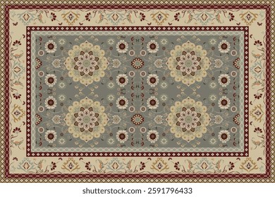 Vintage Arabic pattern.Persian colored carpet.Rich ornament for fabric design,handmade,interior decoration,textiles.Abstract design of persian carpet with geometric ornament.Moroccan style background.