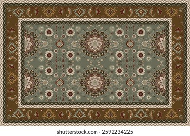 Vintage Arabic pattern.Persian colored carpet.Rich ornament for fabric design,handmade,interior decoration,textiles.Abstract design of persian carpet with geometric ornament.Moroccan style background.