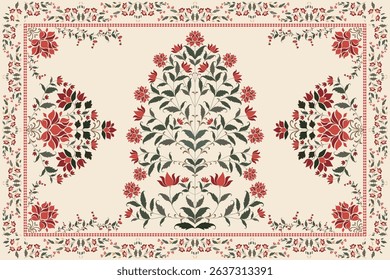 Vintage Arabic pattern.Persian colored carpet.Rich ornament for fabric design,handmade,interior decoration,textiles.Abstract design of persian carpet with geometric ornament.Moroccan style background.