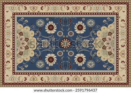 Vintage Arabic pattern.Persian colored carpet.Rich ornament for fabric design,handmade,interior decoration,textiles.Abstract design of persian carpet with geometric ornament.Moroccan style background.