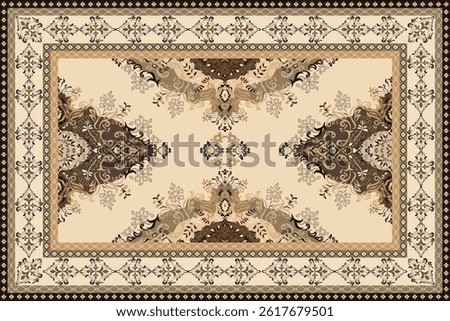 Vintage Arabic pattern.Persian colored carpet.Rich ornament for fabric design,handmade,interior decoration,textiles.Abstract design of persian carpet with geometric ornament.Moroccan style background.