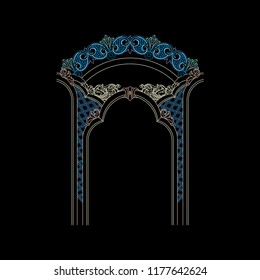 The vintage arch vector