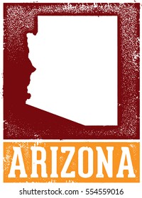 Vintage Arizona State Sign