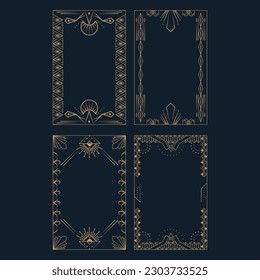 Vintage Art Deco Frames Objekt