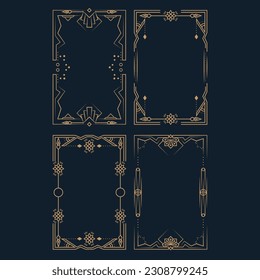Vintage Art Deco Frames Object