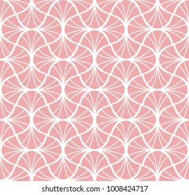 Vintage Art Deco Seamless Pattern. Geometric decorative texture. Vector floral background.