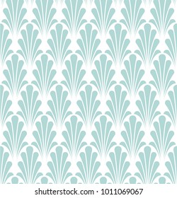 Vintage Art Deco Seamless Pattern. Geometric decorative texture. Vector floral background.