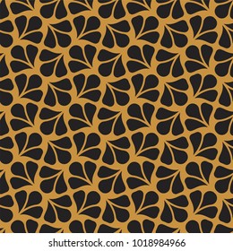 Vintage Art Deco Seamless Pattern. Geometric decorative texture. Vector floral background.