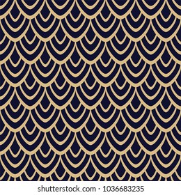 Vintage Art Deco Seamless Pattern. Geometric decorative texture.