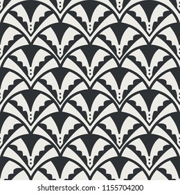 Vintage Art Deco Seamless Pattern. Geometric decorative texture.