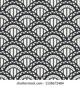 Vintage Art Deco Seamless Pattern.