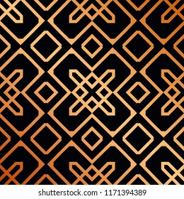 Vintage Art Deco Seamless Pattern. Geometric decorative texture