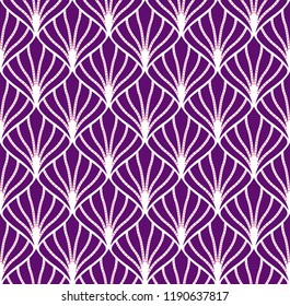 Vintage Art Deco Seamless Pattern. Geometric decorative texture. 