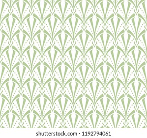 Vintage Art Deco Seamless Pattern. Geometric decorative with circles texture. Retro background.