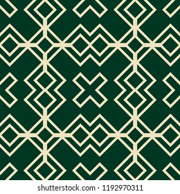 Vintage Art Deco Seamless Pattern. Geometric decorative texture