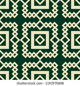 Vintage Art Deco Seamless Pattern. Geometric decorative texture