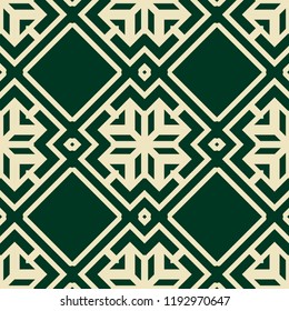Vintage Art Deco Seamless Pattern. Geometric decorative texture