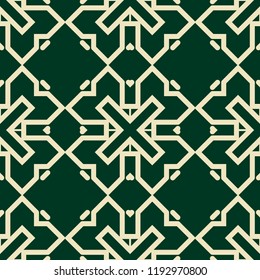 Vintage Art Deco Seamless Pattern. Geometric decorative texture