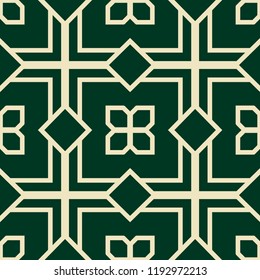 Vintage Art Deco Seamless Pattern. Geometric decorative texture