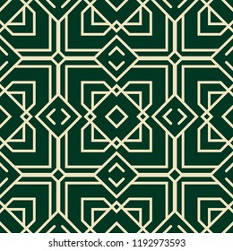 Vintage Art Deco Seamless Pattern. Geometric decorative texture