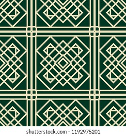 Vintage Art Deco Seamless Pattern. Geometric decorative texture