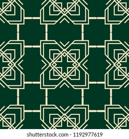 Vintage Art Deco Seamless Pattern. Geometric decorative texture