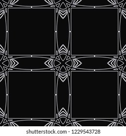 Vintage Art Deco Seamless Pattern. Geometric decorative texture