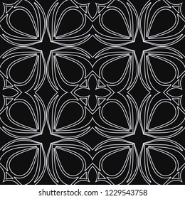 Vintage Art Deco Seamless Pattern. Geometric decorative texture