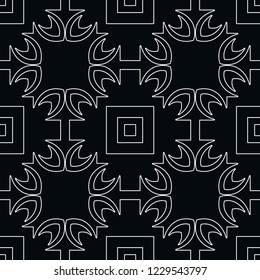 Vintage Art Deco Seamless Pattern. Geometric decorative texture