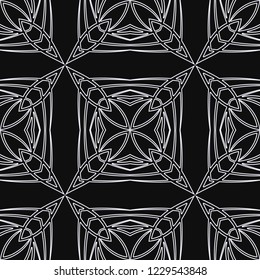 Vintage Art Deco Seamless Pattern. Geometric decorative texture