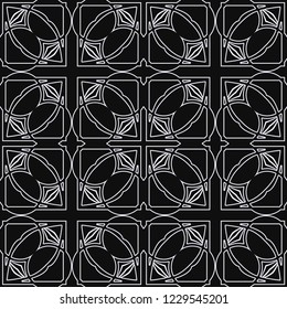 Vintage Art Deco Seamless Pattern. Geometric decorative texture