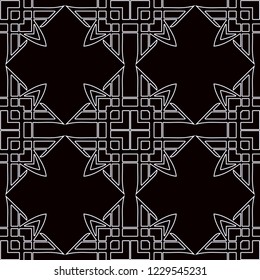 Vintage Art Deco Seamless Pattern. Geometric decorative texture