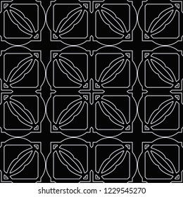 Vintage Art Deco Seamless Pattern. Geometric decorative texture
