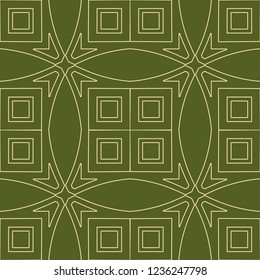 Vintage Art Deco Seamless Pattern. Geometric decorative texture.