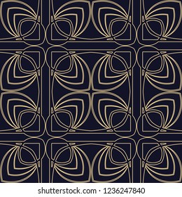 Vintage Art Deco Seamless Pattern. Geometric decorative texture.