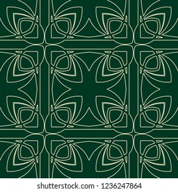 Vintage Art Deco Seamless Pattern. Geometric decorative texture.