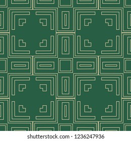Vintage Art Deco Seamless Pattern. Geometric decorative texture.