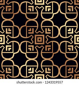 Vintage Art Deco Seamless Pattern. Geometric decorative texture.