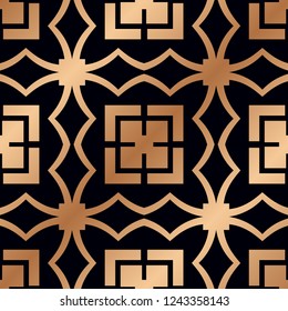 Vintage Art Deco Seamless Pattern. Geometric decorative texture.