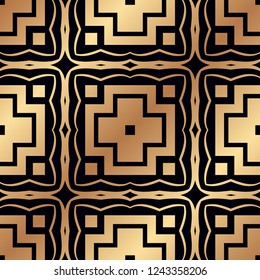 Vintage Art Deco Seamless Pattern. Geometric decorative texture.