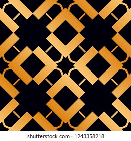 Vintage Art Deco Seamless Pattern. Geometric decorative texture.
