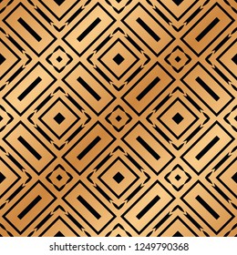Vintage Art Deco Seamless Pattern. Geometric decorative texture.