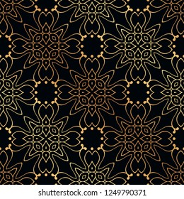 Vintage Art Deco Seamless Pattern. Geometric decorative texture.