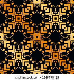 Vintage Art Deco Seamless Pattern. Geometric decorative texture.