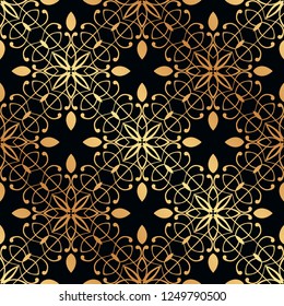 Vintage Art Deco Seamless Pattern. Geometric decorative texture.