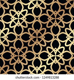 Vintage Art Deco Seamless Pattern. Geometric decorative texture.