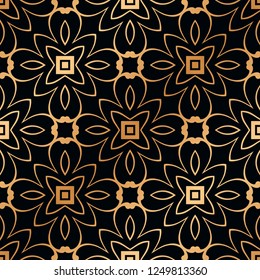 Vintage Art Deco Seamless Pattern. Geometric decorative texture.