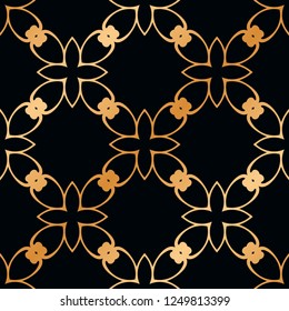 Vintage Art Deco Seamless Pattern. Geometric decorative texture.