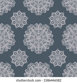 Vintage Art Deco Seamless Pattern. Retro vintage style background. Luxury traditional ornamental design.  For interior design, printing, web and textile design.